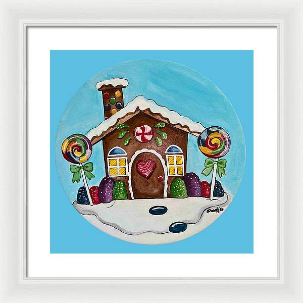 Gingerbread House '23 - Framed Print