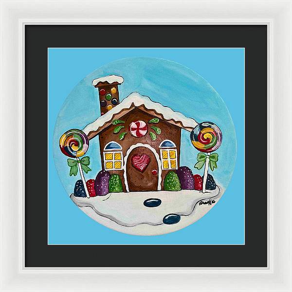 Gingerbread House '23 - Framed Print