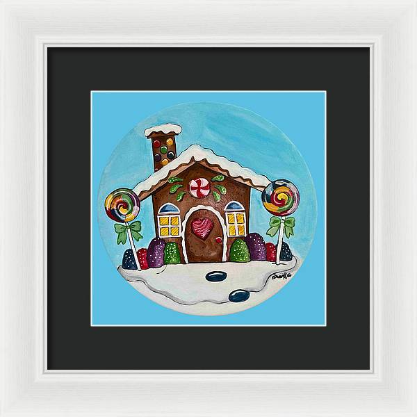 Gingerbread House '23 - Framed Print