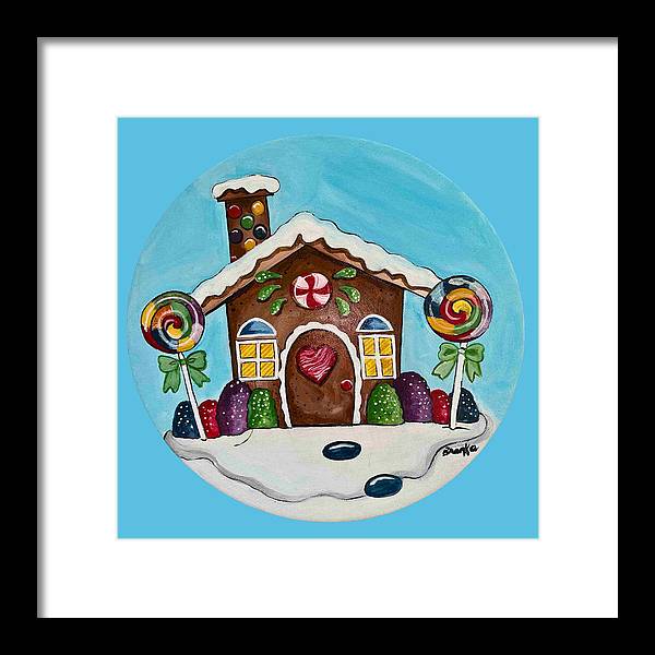 Gingerbread House '23 - Framed Print