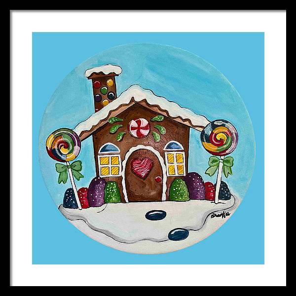 Gingerbread House '23 - Framed Print