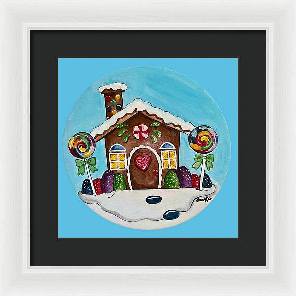 Gingerbread House '23 - Framed Print