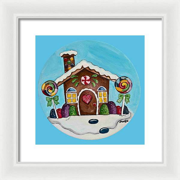 Gingerbread House '23 - Framed Print