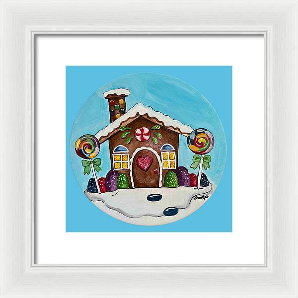 Gingerbread House '23 - Framed Print