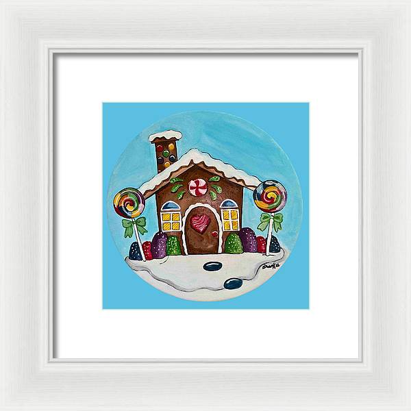 Gingerbread House '23 - Framed Print