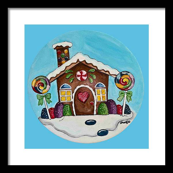 Gingerbread House '23 - Framed Print