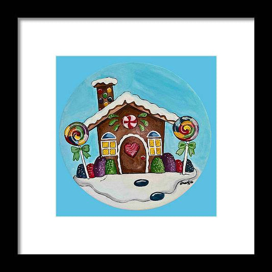 Gingerbread House '23 - Framed Print