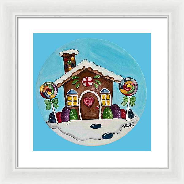 Gingerbread House '23 - Framed Print