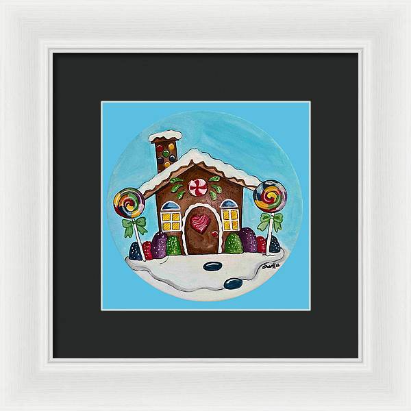 Gingerbread House '23 - Framed Print