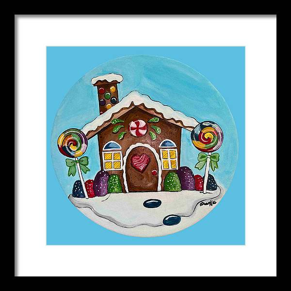 Gingerbread House '23 - Framed Print