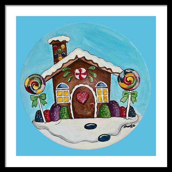 Gingerbread House '23 - Framed Print