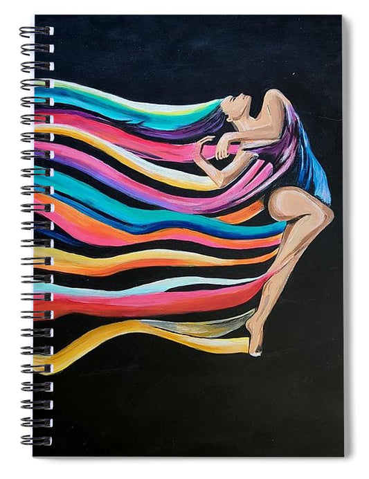 Going with the Flow - Spiral Notebook