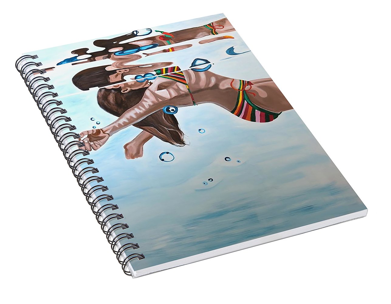 Just Floating - Spiral Notebook