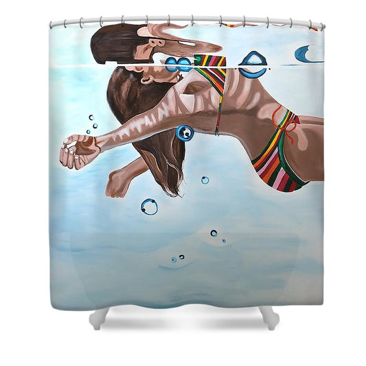 Just Floating - Shower Curtain