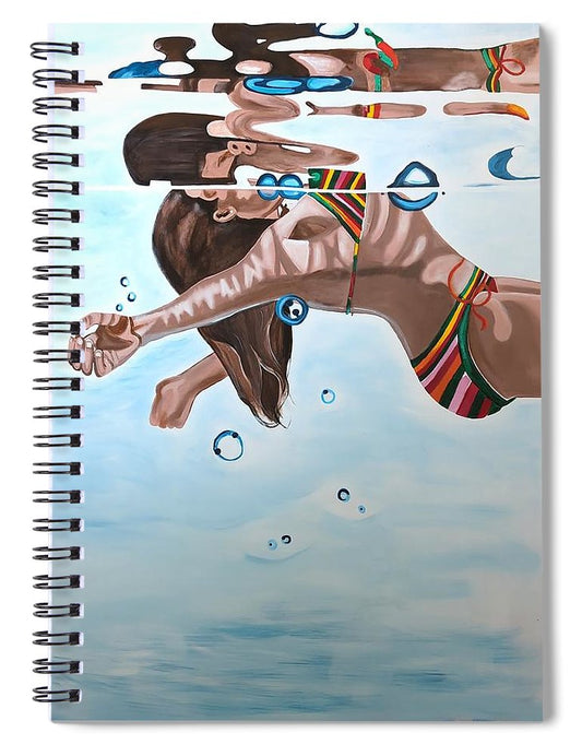 Just Floating - Spiral Notebook