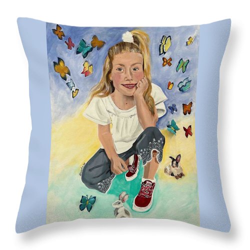 Kennedi - Throw Pillow