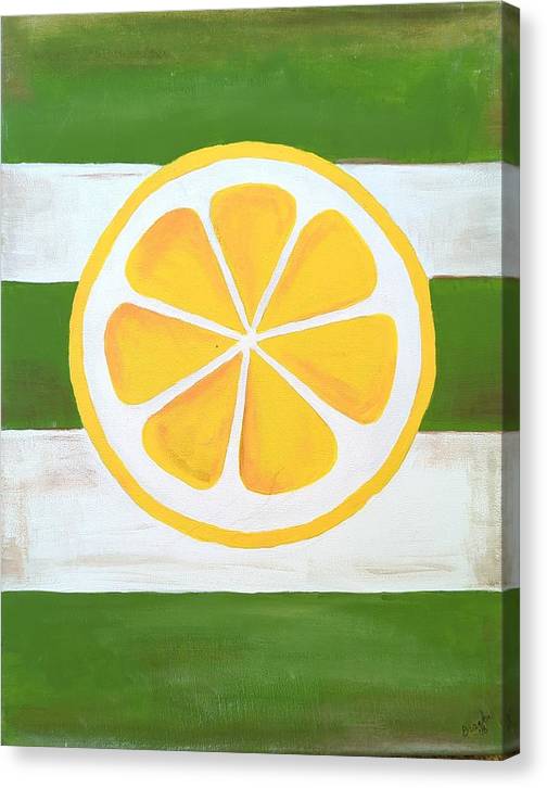 Lemon Slice - Canvas Print