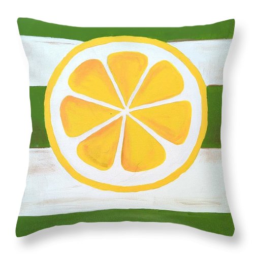 Lemon Slice - Throw Pillow