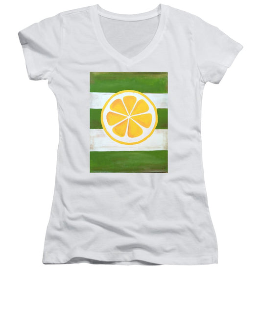 Lemon Slice - Women's V-Neck