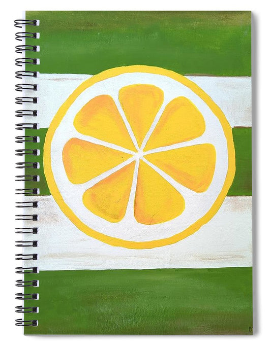 Lemon Slice - Spiral Notebook