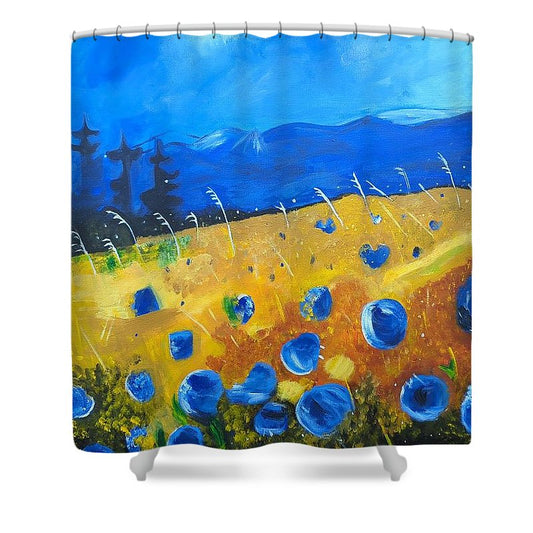 Meadow at Dawn - Shower Curtain