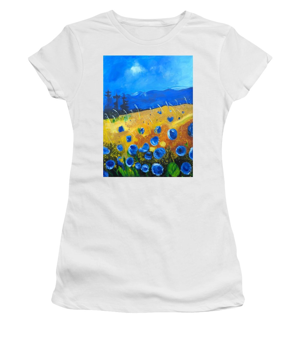Meadow at Dawn - Women's T-Shirt