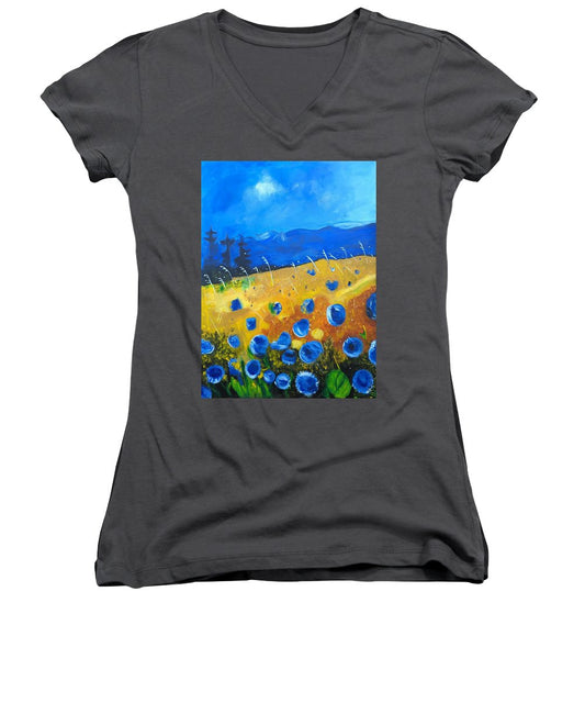 Meadow at Dawn - Women's V-Neck