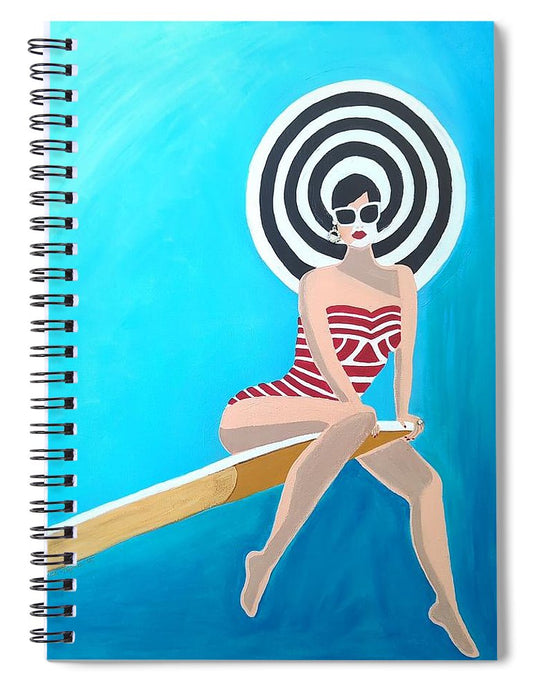 On the Edge - Spiral Notebook