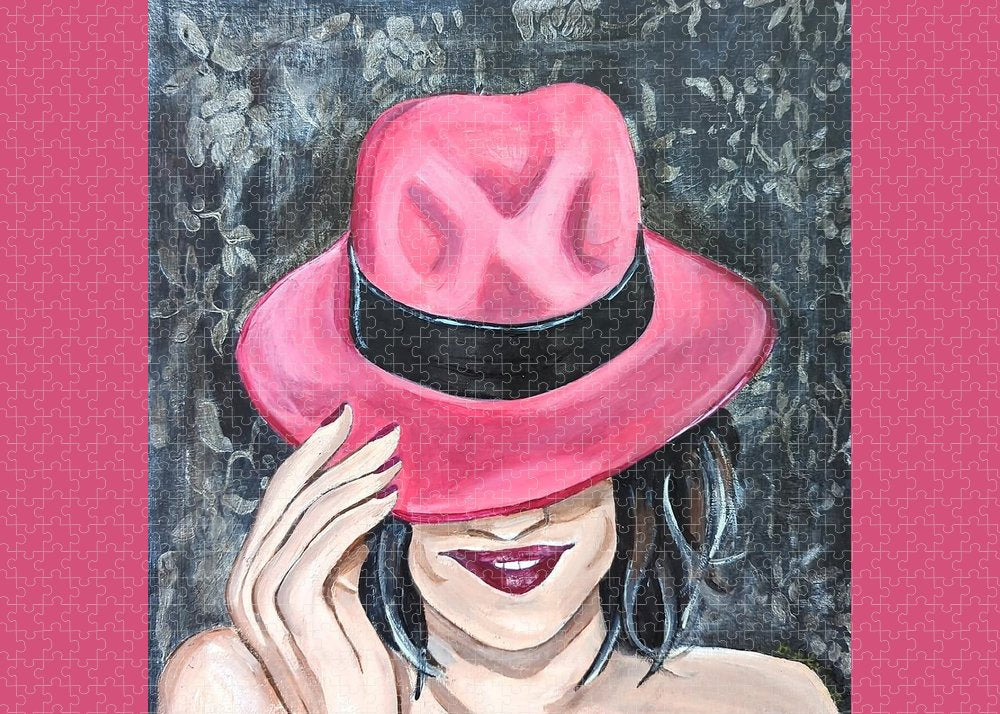 Pink Hat Suzanne. - Puzzle