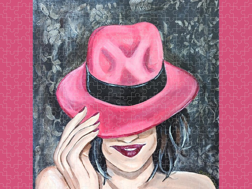 Pink Hat Suzanne. - Puzzle