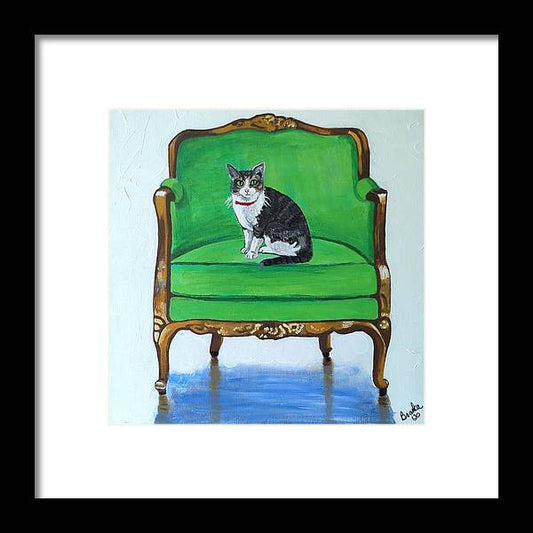 Pixie Dust chair - Framed Print