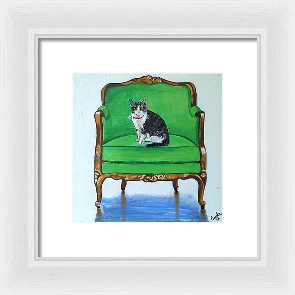 Pixie Dust chair - Framed Print