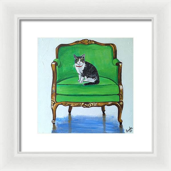 Pixie Dust chair - Framed Print