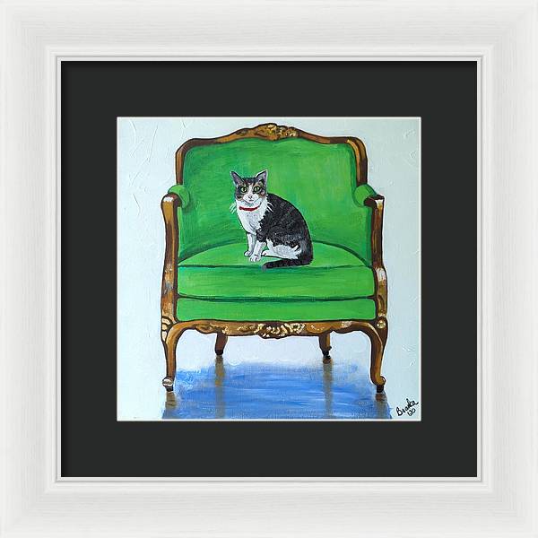 Pixie Dust chair - Framed Print