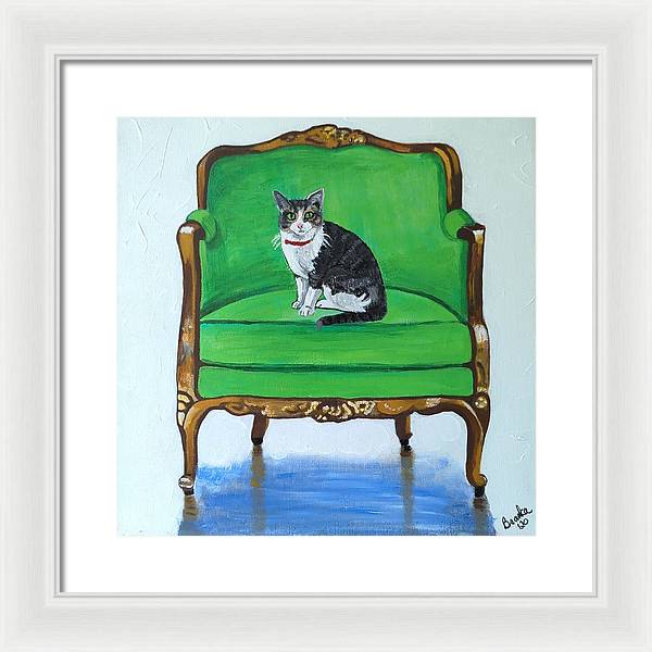 Pixie Dust chair - Framed Print