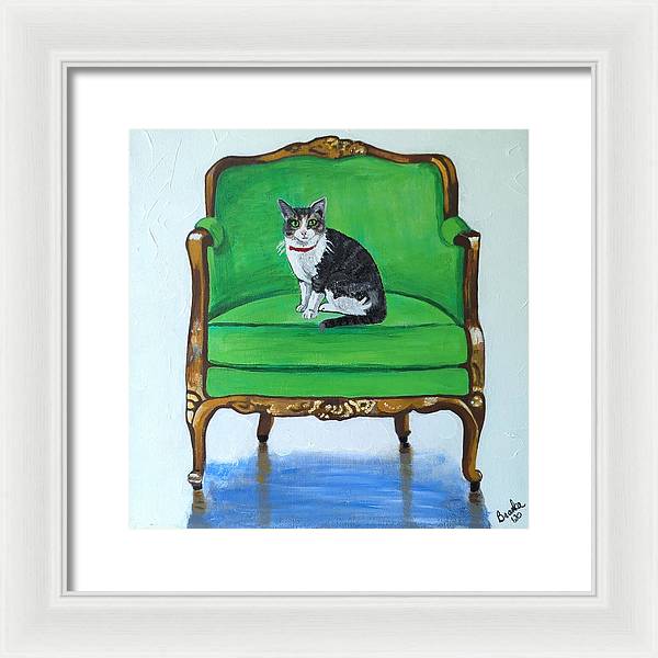 Pixie Dust chair - Framed Print