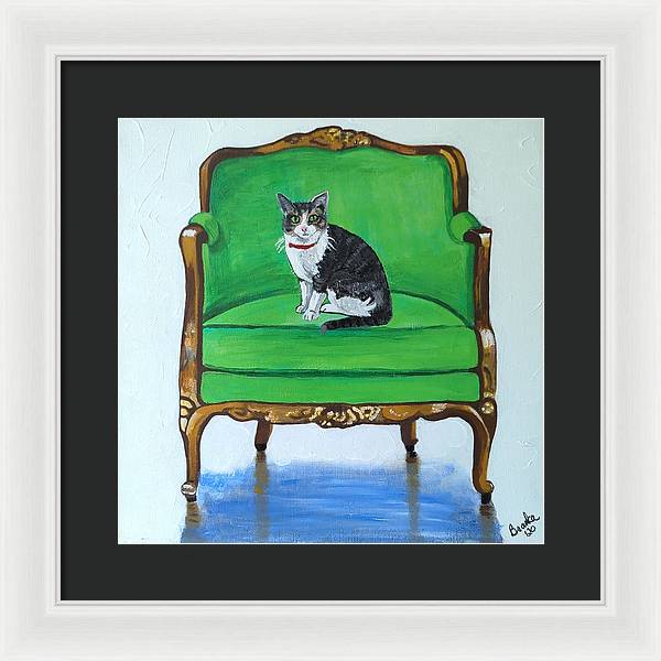 Pixie Dust chair - Framed Print