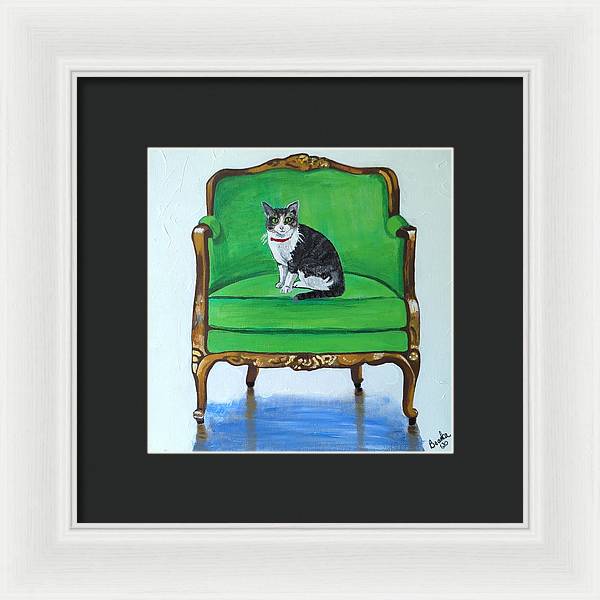 Pixie Dust chair - Framed Print