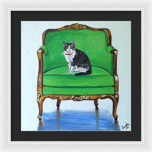 Pixie Dust chair - Framed Print