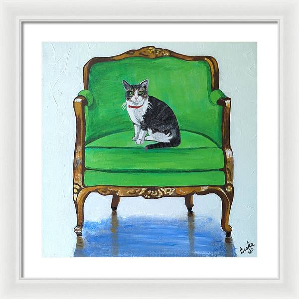 Pixie Dust chair - Framed Print