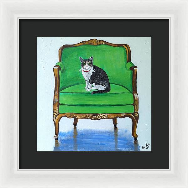 Pixie Dust chair - Framed Print