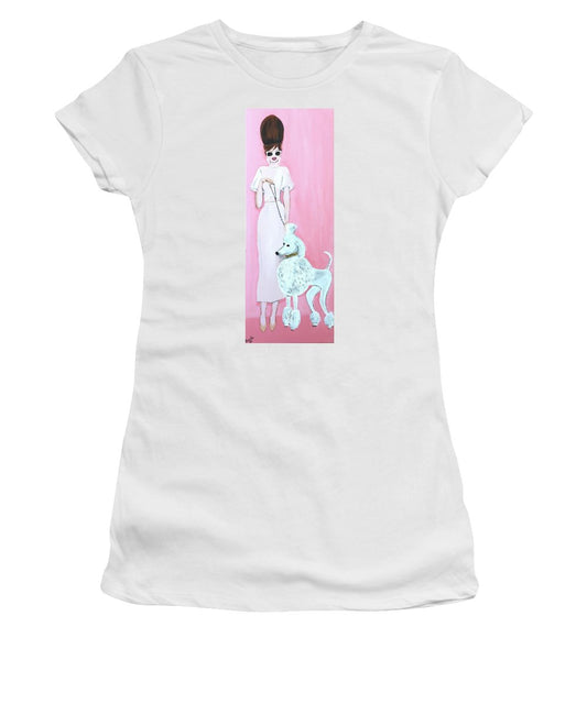 Pretty Poodle Dog - Women's T-Shirt