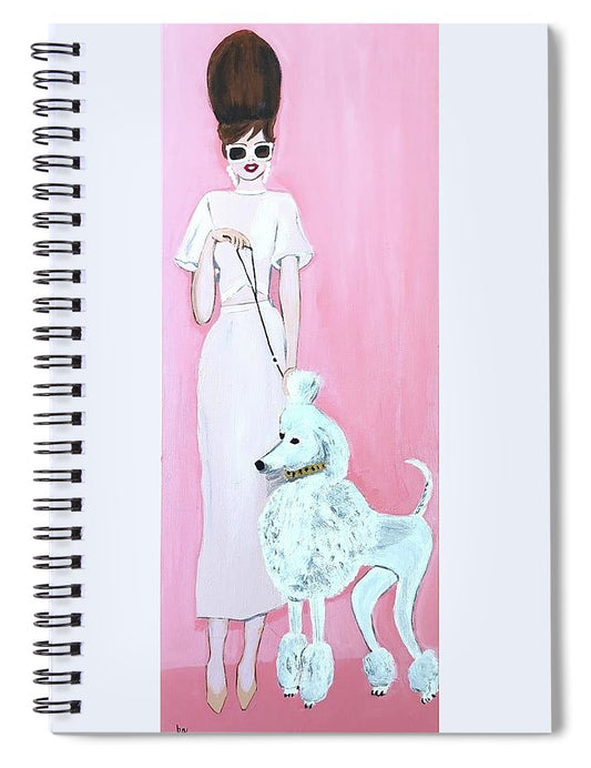 Pretty Poodle Dog - Spiral Notebook