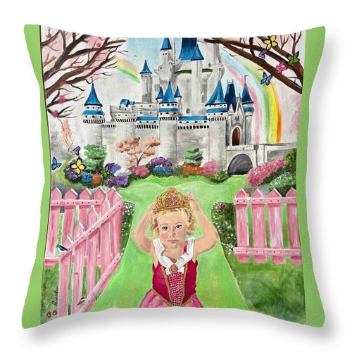 Princess Isla - Throw Pillow