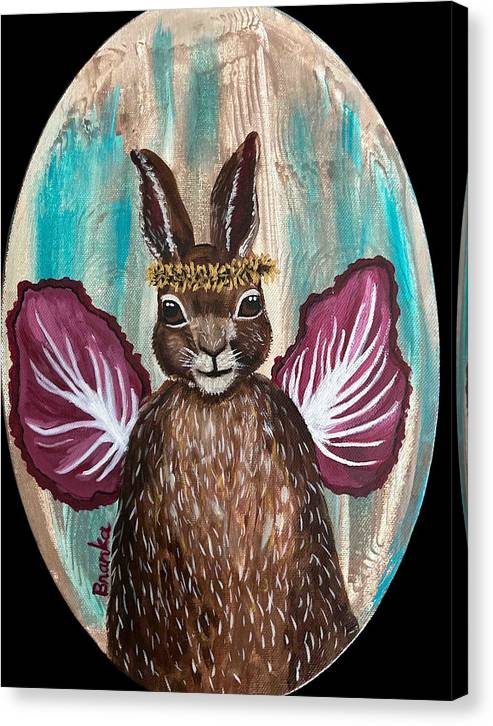 Radicchio Rabbit - Canvas Print