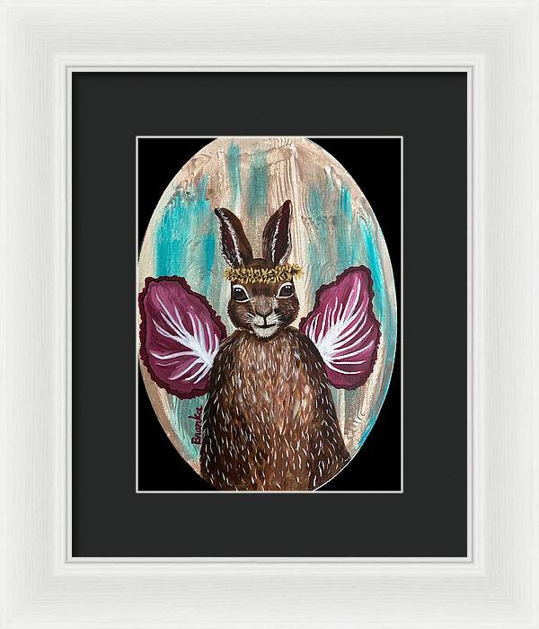 Radicchio Rabbit - Framed Print