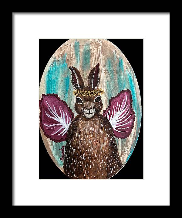 Radicchio Rabbit - Framed Print