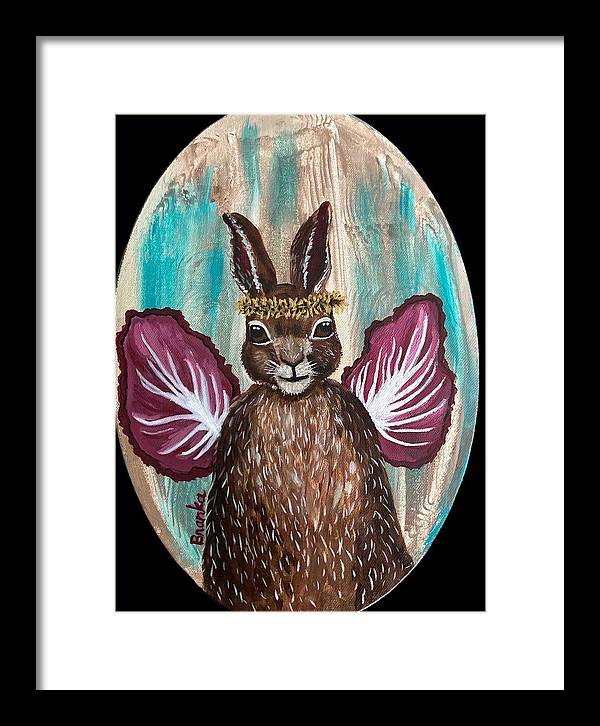 Radicchio Rabbit - Framed Print