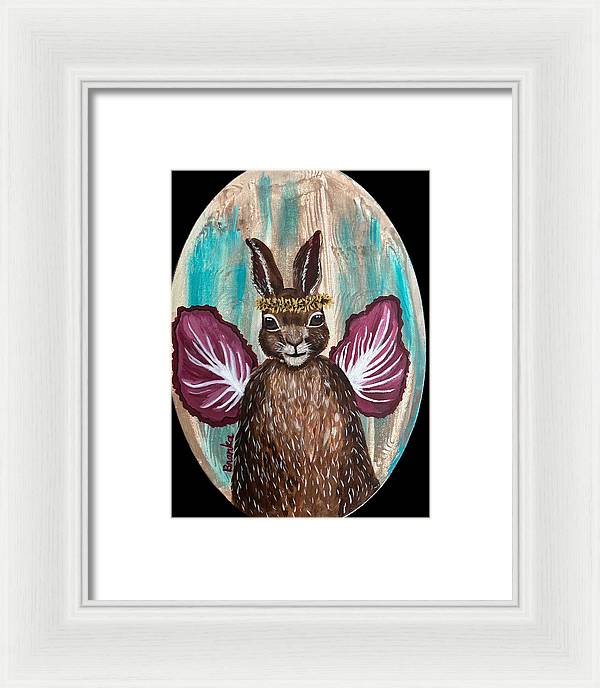 Radicchio Rabbit - Framed Print