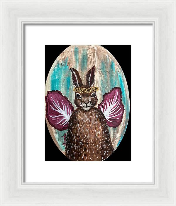 Radicchio Rabbit - Framed Print